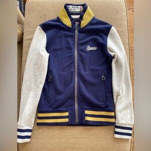 Superdry Logo Jersey Bomber Jacket size medium